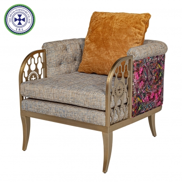 Metal Frame Lounge Chair